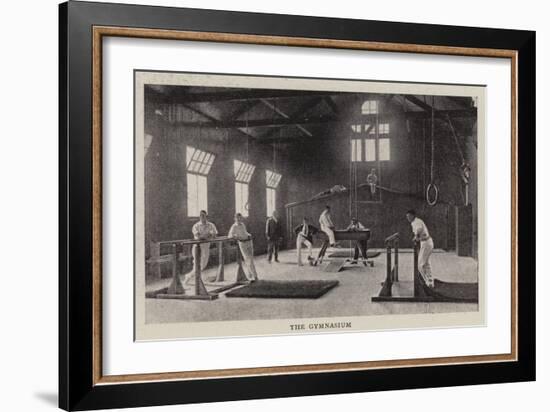 The New Buildings of King's College School at Wimbledon Common, the Gymnasium-null-Framed Giclee Print