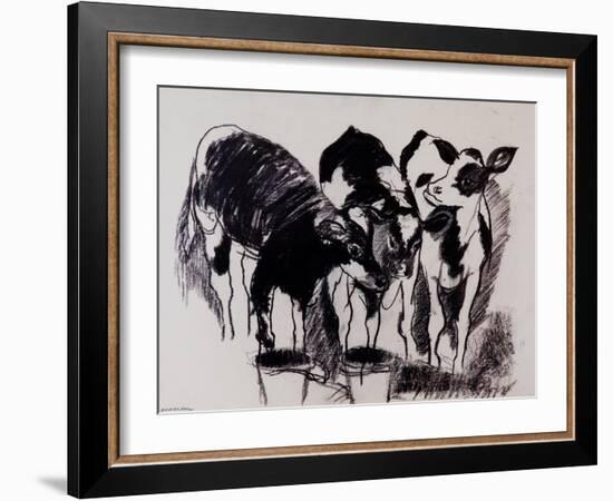 The New Calves-Brenda Brin Booker-Framed Giclee Print