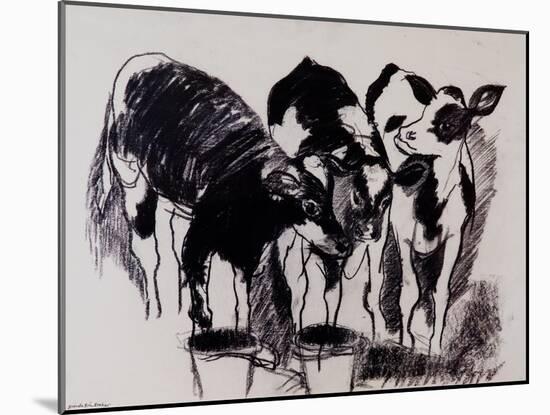 The New Calves-Brenda Brin Booker-Mounted Giclee Print