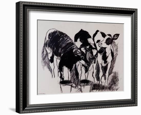 The New Calves-Brenda Brin Booker-Framed Giclee Print