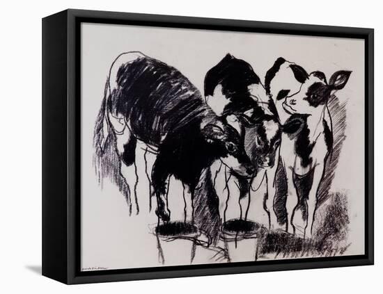 The New Calves-Brenda Brin Booker-Framed Premier Image Canvas