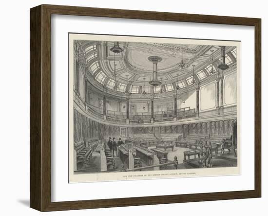 The New Chamber of the London County Council, Spring Gardens-Frank Watkins-Framed Giclee Print