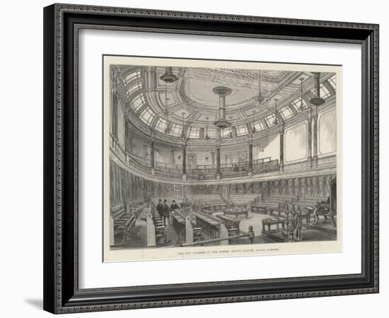 The New Chamber of the London County Council, Spring Gardens-Frank Watkins-Framed Giclee Print