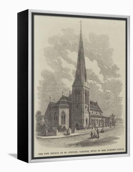 The New Church of St Stephen, Carlisle, Built by Miss Burdett Coutts-null-Framed Premier Image Canvas