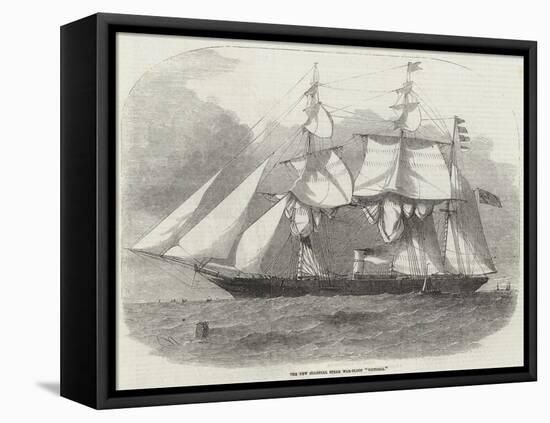 The New Colonial Steam War-Sloop Victoria-Edwin Weedon-Framed Premier Image Canvas