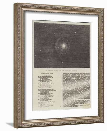 The New Comet-null-Framed Giclee Print