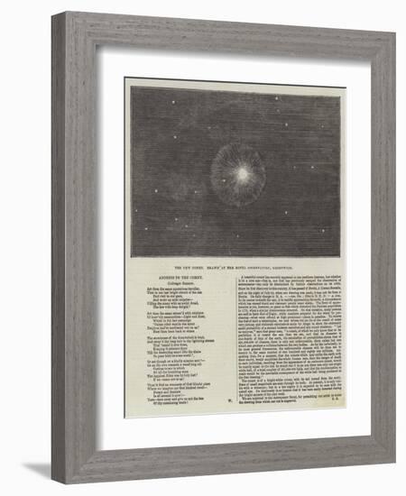 The New Comet-null-Framed Giclee Print