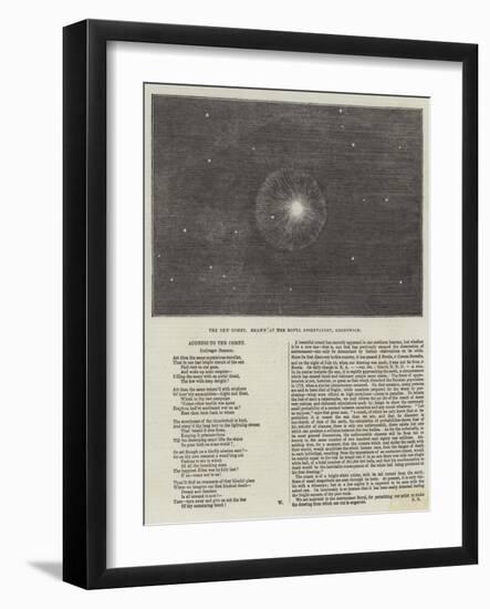 The New Comet-null-Framed Giclee Print