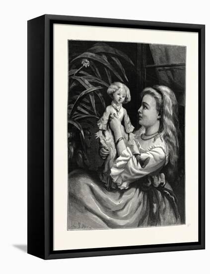 The New Doll. John S. Davis-null-Framed Premier Image Canvas