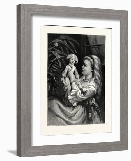 The New Doll. John S. Davis-null-Framed Giclee Print