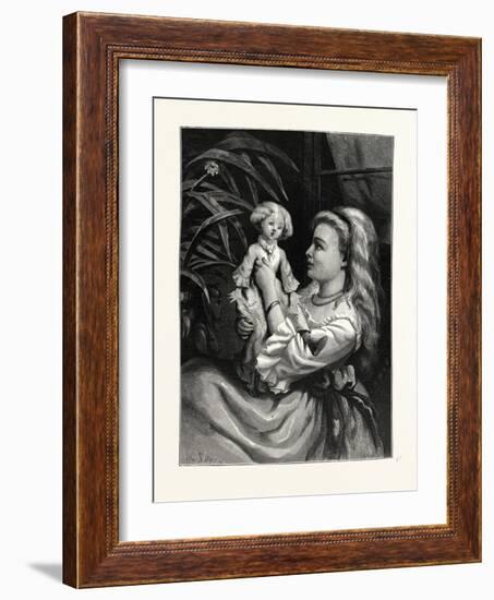 The New Doll. John S. Davis-null-Framed Giclee Print