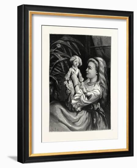 The New Doll. John S. Davis-null-Framed Giclee Print