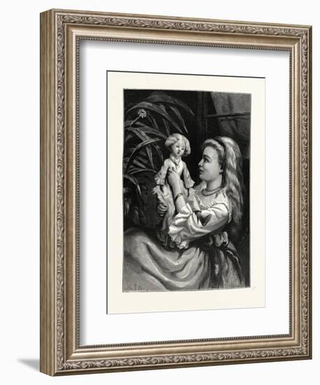 The New Doll. John S. Davis-null-Framed Premium Giclee Print