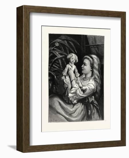 The New Doll. John S. Davis-null-Framed Premium Giclee Print