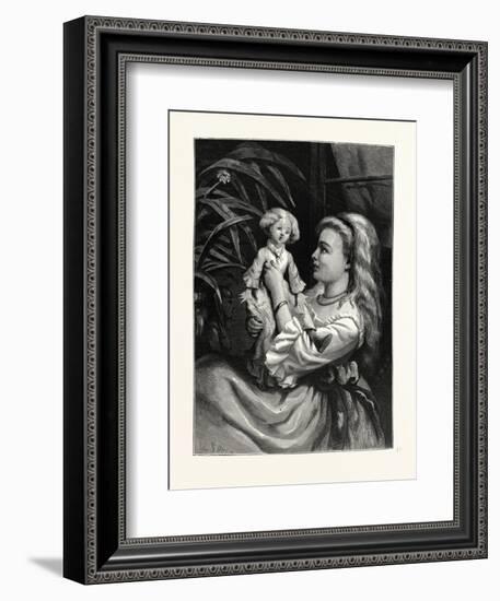 The New Doll. John S. Davis-null-Framed Premium Giclee Print