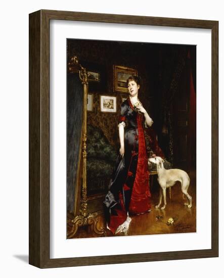 The New Dress, 1888-Evariste Carpentier-Framed Giclee Print