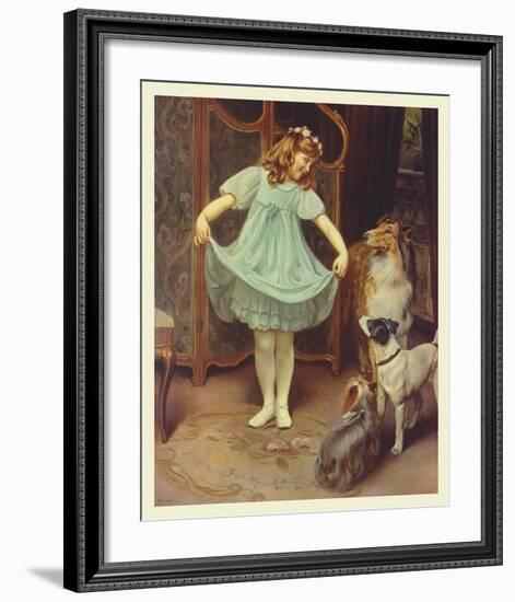 The New Dress-Arthur Elsley-Framed Premium Giclee Print