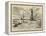 The New Eddystone Lighthouse-William Lionel Wyllie-Framed Premier Image Canvas