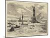 The New Eddystone Lighthouse-William Lionel Wyllie-Mounted Giclee Print