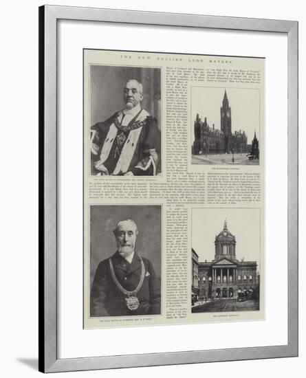 The New English Lord Mayors-null-Framed Giclee Print