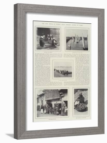 The New Epoch in Father Nile's History, Scenes in Cairo-null-Framed Giclee Print