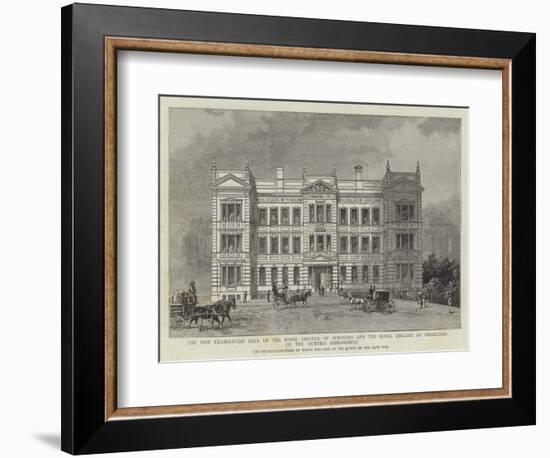 The New Examination Hall of the Royal College of Surgeons and the Royal College of Physicians on th-null-Framed Giclee Print