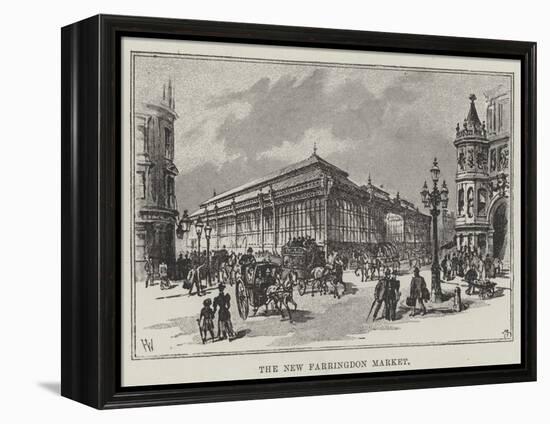 The New Farringdon Market-Frank Watkins-Framed Premier Image Canvas