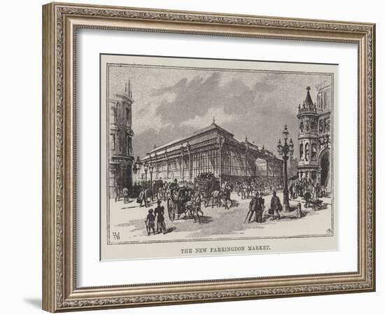 The New Farringdon Market-Frank Watkins-Framed Giclee Print