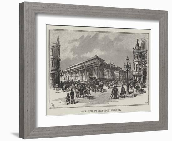 The New Farringdon Market-Frank Watkins-Framed Giclee Print