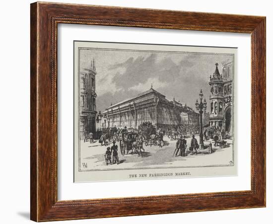 The New Farringdon Market-Frank Watkins-Framed Giclee Print