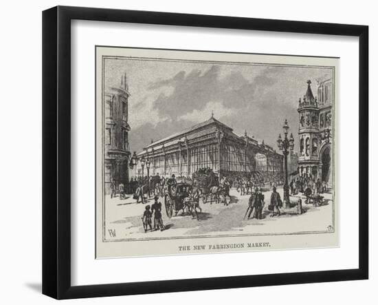 The New Farringdon Market-Frank Watkins-Framed Giclee Print