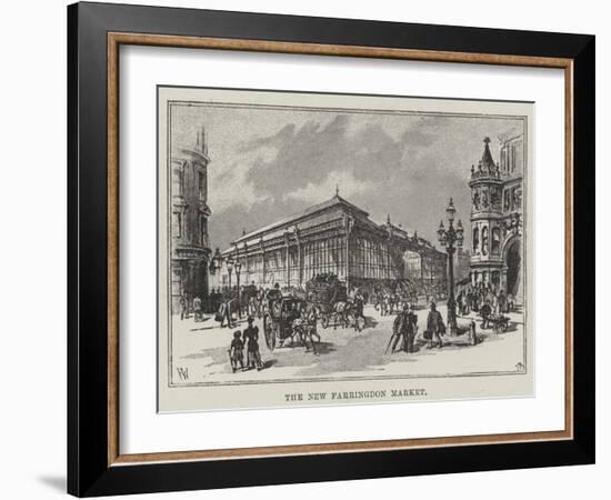 The New Farringdon Market-Frank Watkins-Framed Giclee Print