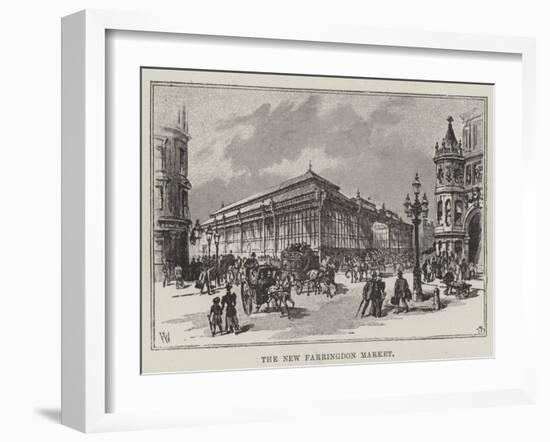 The New Farringdon Market-Frank Watkins-Framed Giclee Print
