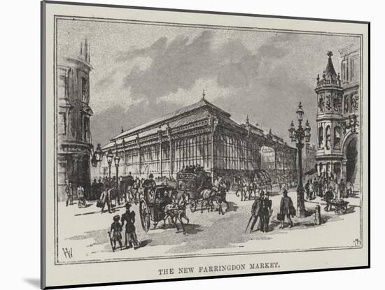 The New Farringdon Market-Frank Watkins-Mounted Giclee Print