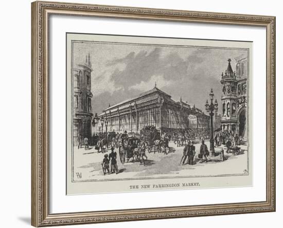 The New Farringdon Market-Frank Watkins-Framed Giclee Print