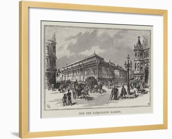 The New Farringdon Market-Frank Watkins-Framed Giclee Print