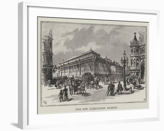 The New Farringdon Market-Frank Watkins-Framed Giclee Print