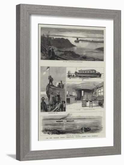 The New Floating Marine Observatory, Granton Quarry, Near Edinburgh-null-Framed Giclee Print