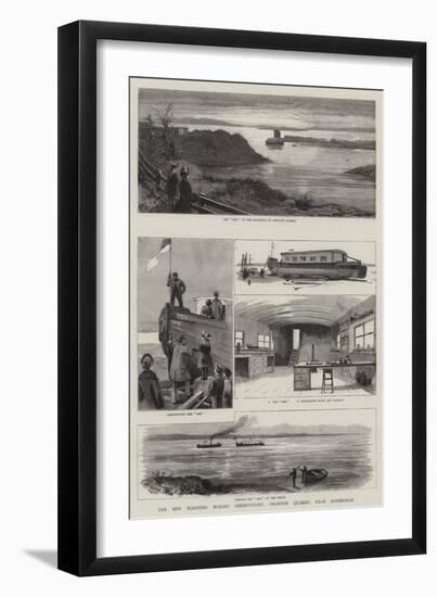 The New Floating Marine Observatory, Granton Quarry, Near Edinburgh-null-Framed Giclee Print