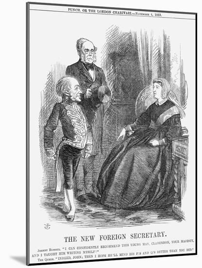 The New Foreign Secretary, 1865-John Tenniel-Mounted Giclee Print