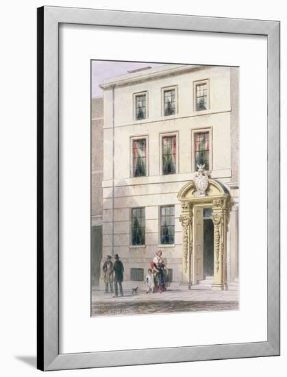 The New Front of Painter Stainers Hall, 1850-Thomas Hosmer Shepherd-Framed Giclee Print