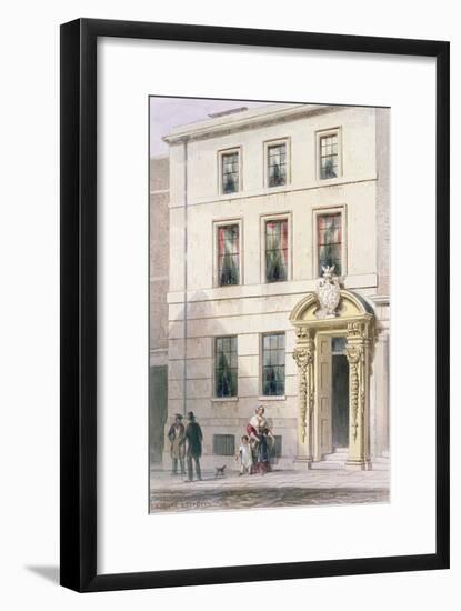 The New Front of Painter Stainers Hall, 1850-Thomas Hosmer Shepherd-Framed Giclee Print