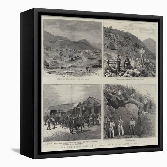 The New Goldfields at De Kaap Transvaal, South Africa-null-Framed Premier Image Canvas