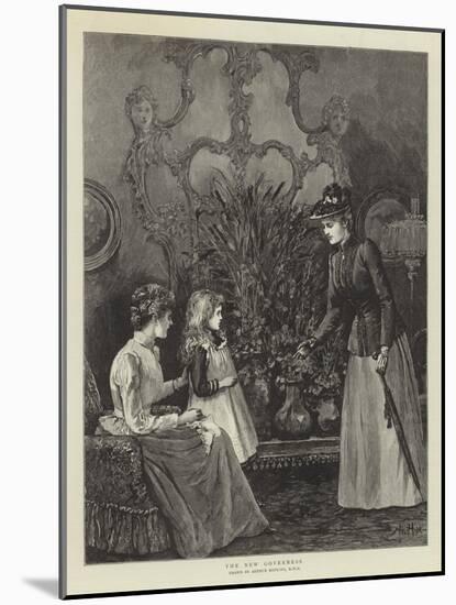 The New Governess-Arthur Hopkins-Mounted Giclee Print