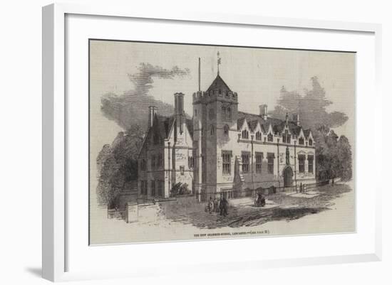 The New Grammar-School, Lancaster-null-Framed Giclee Print