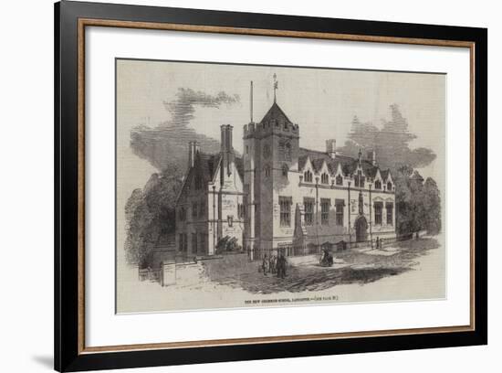 The New Grammar-School, Lancaster-null-Framed Giclee Print