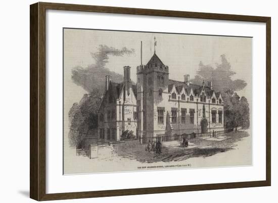 The New Grammar-School, Lancaster-null-Framed Giclee Print