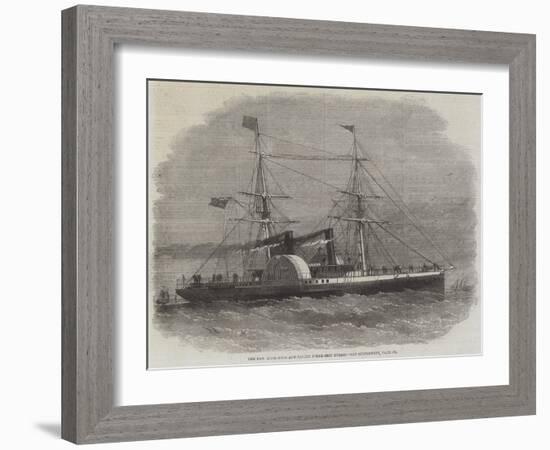 The New Hong-Kong and Canton Steam-Ship Nurgis-Edwin Weedon-Framed Giclee Print