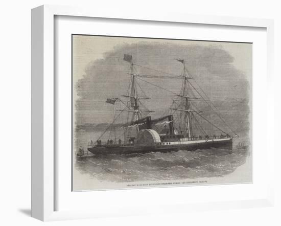 The New Hong-Kong and Canton Steam-Ship Nurgis-Edwin Weedon-Framed Giclee Print