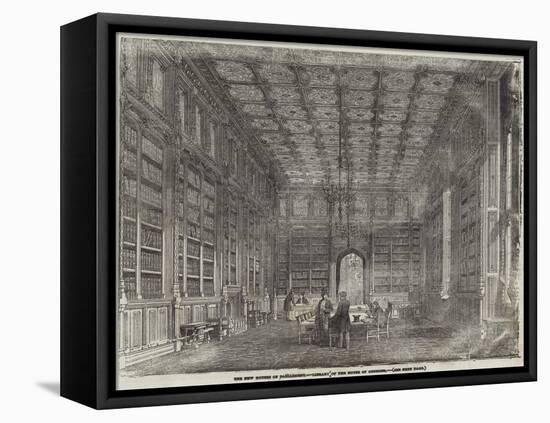 The New Houses of Parliament, Library of the House of Commons-null-Framed Premier Image Canvas